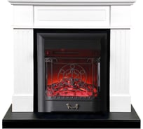 Каминокомплект InterFlame Найтон Фобос bl чёрно/ Fobos BL Черно белый