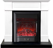 Каминокомплект InterFlame Найтон Магия Magestic BL Черно/ Magestic Черно белый