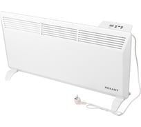 Электрический конвектор с электронным термостатом REXANT 2 кВт, Х нагревательный элемент + ножки + крепление на стену 60-0082