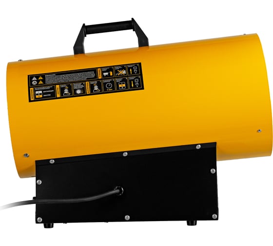 Газовая тепловая пушка Denzel ghg-30i, 30 квт, цифровой термостат, пропан-бутан 96471