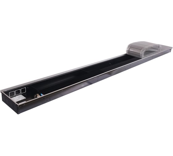 Внутрипольный конвектор STOUT SCN 80.240.2800 решетка алюминиевая SCN-1100-0824280 RG008TBC4RAMA6