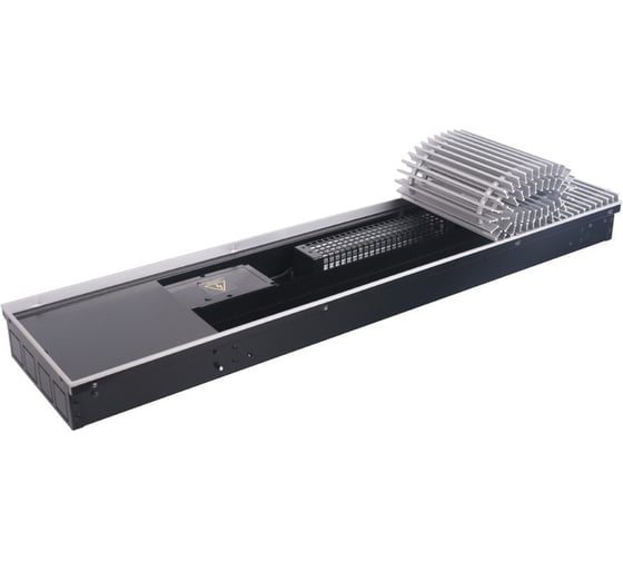 Внутрипольный конвектор STOUT SCQ 75.240.1000 решетка алюминиевая SCQ-1100-0724100 RG008TBK52K9OO