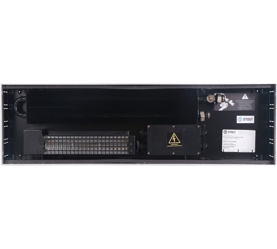Внутрипольный конвектор STOUT SCQ 75.240.800 решетка алюминиевая SCQ-1100-0724080 RG008TBK4KVINP