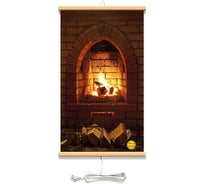 Гибкий обогреватель Тепло Крыма Каменный Камин, 400 Вт Камин/400