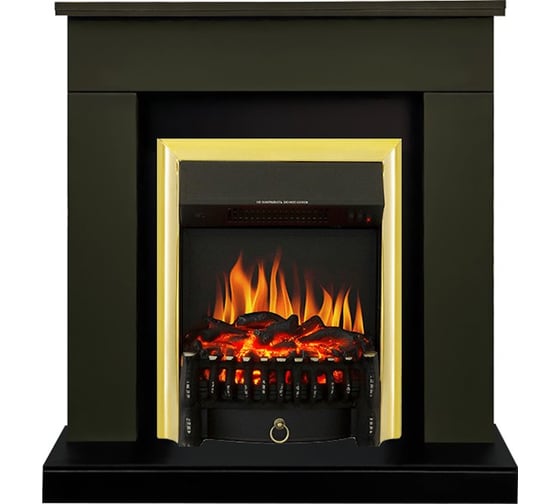 Каминокомплект Royal Flame Bergen std sft (темная олива) разборный портал и очаг fobos fx brass 64952736