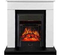 Каминокомплект Royal Flame Bergen std sft (белый/черный) разборный портал и очаг majestic fx black 64952721