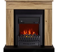 Каминокомплект Royal Flame Bergen std (дуб галифакс) разборный портал и очаг aspen black 64952741