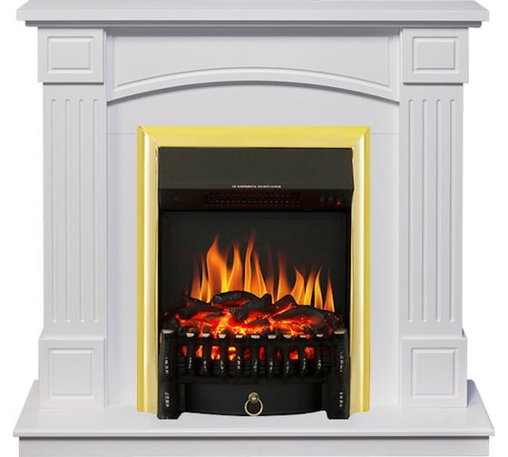 Каминокомплект Royal Flame Boston std (белый) портал и очаг fobos fx brass 64947220 1