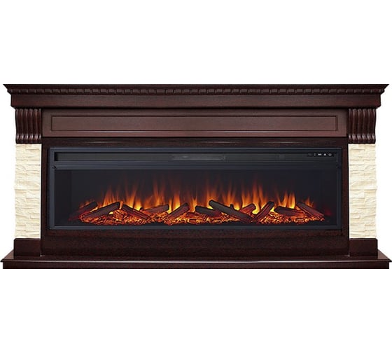 Каминокомплект Royal Flame Denver (темный дуб) портал и очаг vision 60 log led 64947691