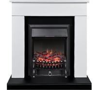 Каминокомплект Royal Flame Bergen std sft (белый/черный) разборный портал и очаг fobos fx black 64952717
