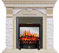 Каминокомплект Royal Flame Dublin арочный сланец крем.(слоновая кость) портал и очаг fobos fxm black 64948586