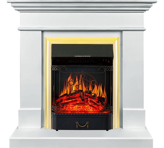 Каминокомплект Royal Flame Сalifornia std sft (белый) разборный портал и очаг majestic fx brass 64953311