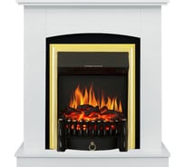 Каминокомплект Royal Flame Вarcelona std (белый) разборный портал и очаг fobos fx brass 64954221