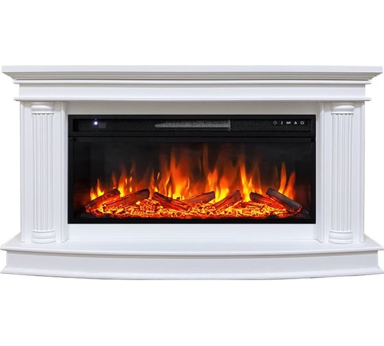 Каминокомплект Royal Flame Rome (белый) портал и очаг vision 42 log led 64949143 1