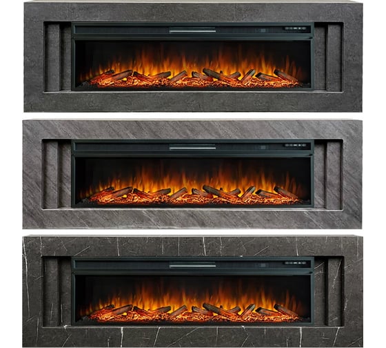 Каминокомплект Royal Flame Line разборный sft (stone touch) портал и очаг vision 60 log led 64953675
