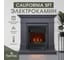 Каминокомплект Royal Flame Сalifornia std sft (graphite grey) разборный портал и очаг aspen black 64953806 7