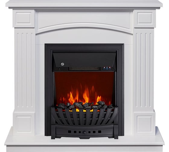 Каминокомплект Royal Flame Boston std (белый) портал и очаг aspen black 64949085
