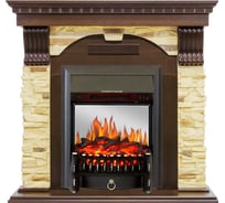 Каминокомплект Royal Flame Dublin арочный сланец (темный дуб) портал и очаг fobos fxm black 64948630