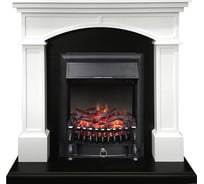 Каминокомплект Royal Flame Langford std (белый/черный) портал и очаг fobos fx black 64948977