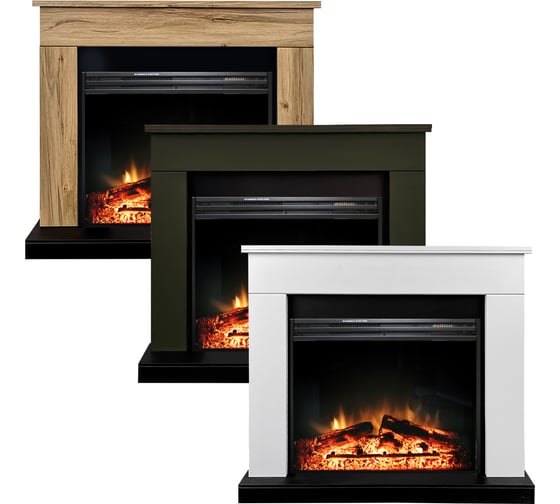 Каминокомплект Royal Flame Bergen (дуб галифакс) разборный портал и очаг jupiter fx n black 64952753