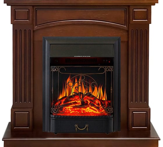 Каминокомплект Royal Flame Boston std (темный дуб) портал и очаг majestic fx black 64947177