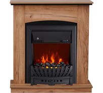 Каминокомплект Royal Flame Вarcelona std (табачный дуб/черный) разборный портал и очаг aspen black 64949735