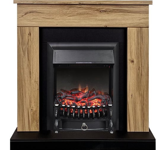 Каминокомплект Royal Flame Bergen std (дуб галифакс) разборный портал и очаг fobos fx black 64952744
