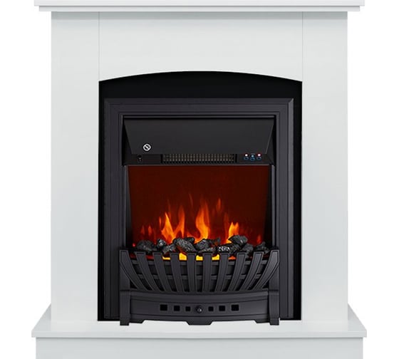 Каминокомплект Royal Flame Вarcelona std (белый) разборный портал и очаг aspen black 64954219 1