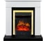 Каминокомплект Royal Flame Bergen std sft (белый/черный) разборный портал и очаг majestic fx brass 64952722 1