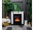 Каминокомплект Royal Flame Bergen std sft (белый/черный) разборный портал и очаг majestic fx brass 64952722 4