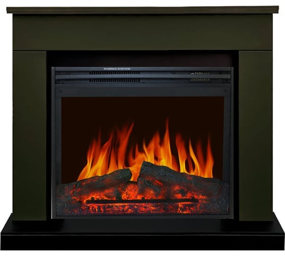 Каминокомплект Royal Flame Bergen sft (темная олива) разборный портал и очаг jupiter fx n black 64952752