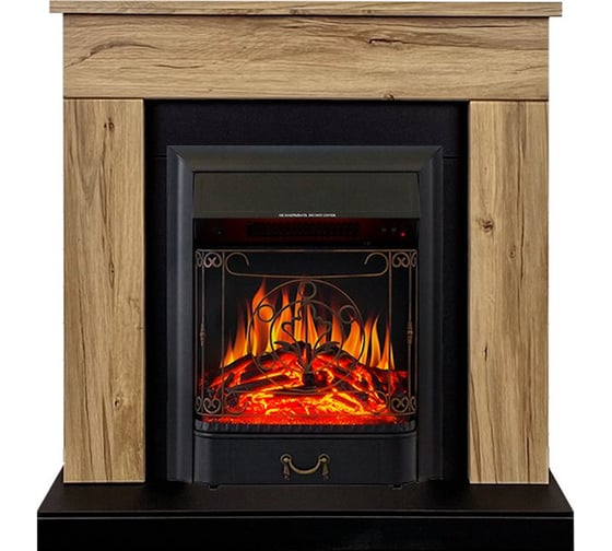 Каминокомплект Royal Flame Bergen std (дуб галифакс) разборный портал и очаг majestic fx black 64952748