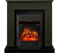 Каминокомплект Royal Flame Bergen std sft (темная олива) разборный портал и очаг majestic fx black 64952739