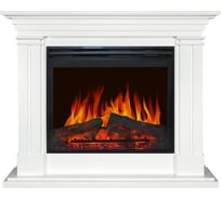 Каминокомплект Royal Flame Lyon (белый) портал и очаг jupiter fx n black 64948816