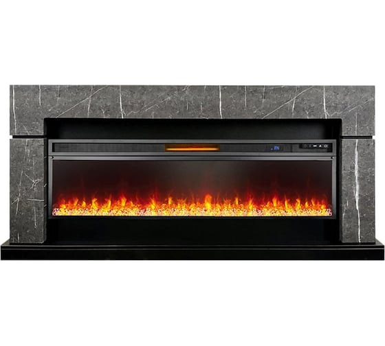 Каминокомплект Royal Flame Lindos sft (stone touch) портал и очаг vision 60 led 64953414 1