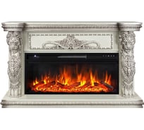 Каминокомплект Royal Flame Wndsor (сл.кость, тем.патина) портал и очаг vision 42 log led 64947217