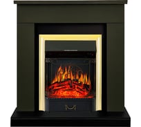 Каминокомплект Royal Flame Bergen std sft (темная олива) разборный портал и очаг majestic fx brass 64952740