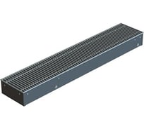 Конвектор внутрипольный ELSEN EKN, с естественной конвекцией, ширина, мм-240, высота, мм-150, длина, мм-2600, роликовая решетка, алюминий, EKN.240.150.2600 ABR