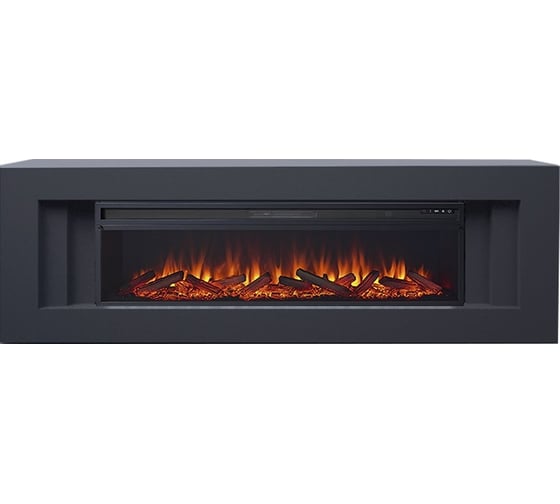 Каминокомплект Royal Flame Line разборный, graphite grey и vision 42 log led 64954156 1