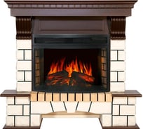 Каминокомплект Royal Flame pierre luxe портал и очаг dioramic 25 темный дуб 64946485