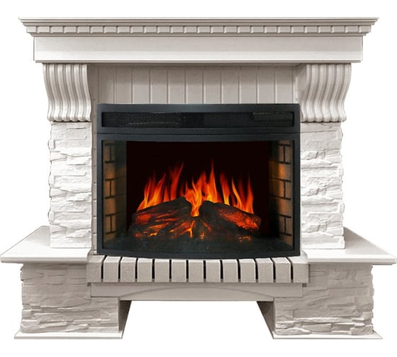 Каминокомплект Royal Flame pierre luxe сланец белый портал и очаг dioramic 25 fx 64946494 1