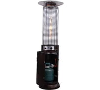 Уличный газовый обогреватель со стеклянной колбой NeoClima (форма Цилиндр), цвет бронза, 11 кВт 07HW-A