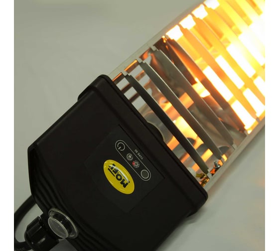Инфракрасный обогреватель MO-EL IRIS 1.2 кВт, IP55, с пультом 866NRC