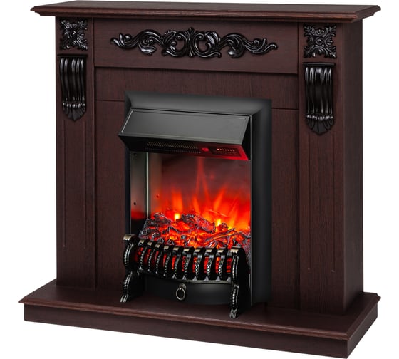 Каминокомплект RealFlame DOMINICA STD/EUG DN + FOBOS BL с пультом 10016126