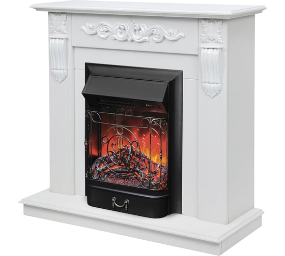 Каминокомплект RealFlame DOMINICA STD/EUG WT + MAJESTIC BL с пультом 10016204