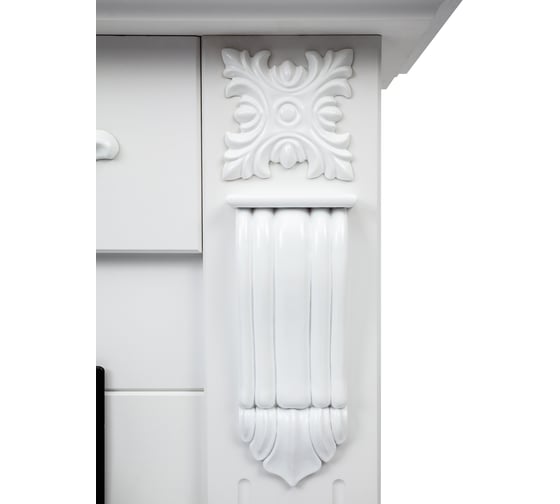 Каминокомплект RealFlame DOMINICA STD/EUG WT + MAJESTIC BL с пультом 10016204