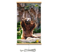 Гибкий настенный обогреватель Тепло Крыма Мишка 400 Ватт К 189