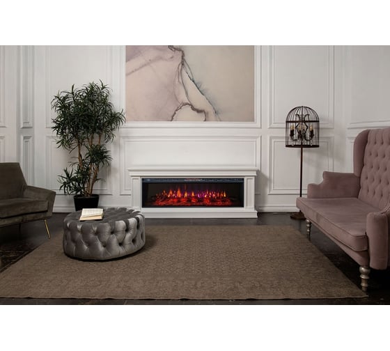 Каминокоплект InterFlame Stafford EC (FREESPACE 50) с FREESPACE 50 белый