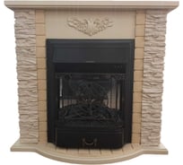Каминокомплект InterFlame Aspen EC сланец c эл. вставкой Magestic Black бежевый