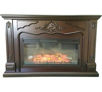 Каминокомплект InterFlame Версаль Фотон 36K08GLX Foton36 темный дуб